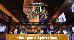 Desktop Screenshot of hooliganssportsbar.com